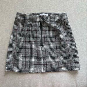 Ivy & Main Mini Plaid Skirt